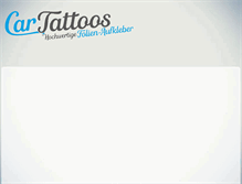 Tablet Screenshot of car-tattoos.de